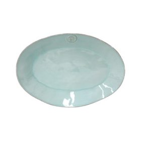 Travessa oval 40cm, NOVA, turquesa