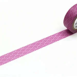Washi Tape (15mm x 7m) Seigaihamon Wakamurasaki