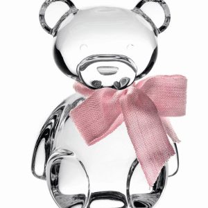 Teddy Bear – Estojo c/ Escultura Laço Rosa