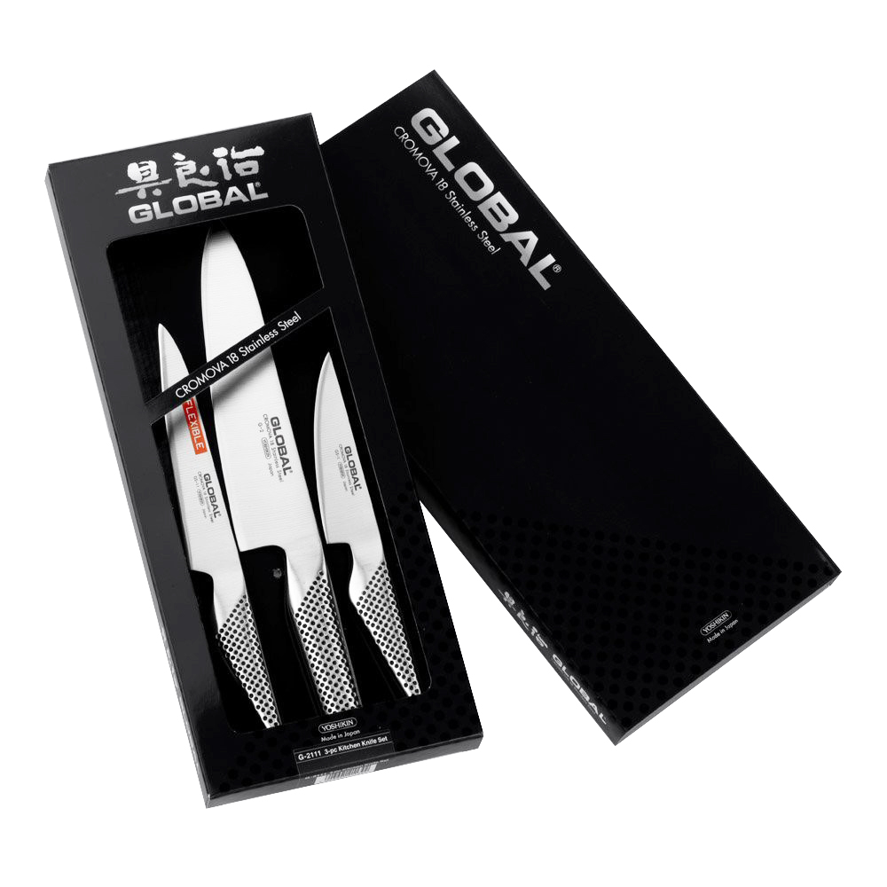 Facas Global G-2111 – Conjunto de 3 facas, (G-2, GS-1 e GS-11) - Image 3
