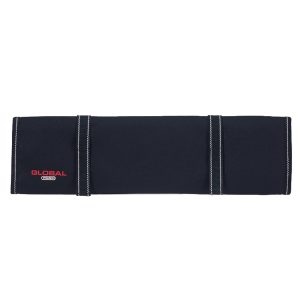 Estojo Global G-668/10 – Estojo enrolável com fecho de correr e velcro, 10 bolsos