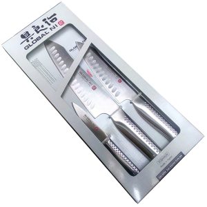 Conjunto Global GN-3004 – Conjunto de facas orientais (GN-002, GNM-03 e GNFS-01)