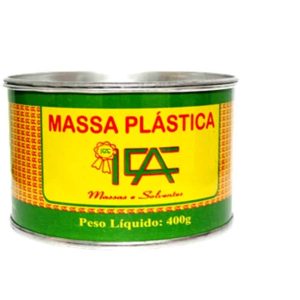 Massa Plastica Cinza 400g
