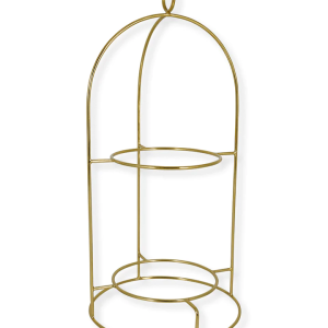 Suporte 2 andares dourado