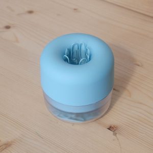 Dispensador de Clips Pastel Azul
