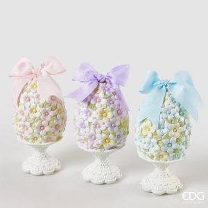 Decoração Ovo Pascoa Multicolorido 20cm