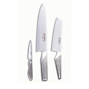 Facas Global G-2538 – Conjunto de 3 facas, (G-2, GS-5 e GS-38)