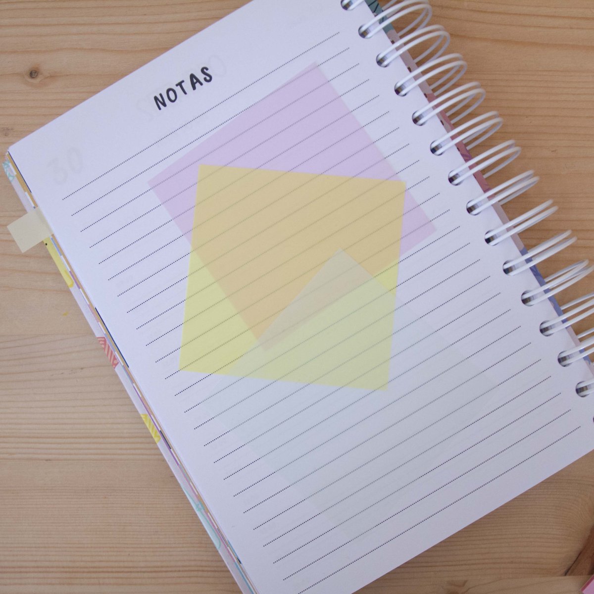 Kit 3 Sticky Notes (76x76 mm) Transparentes Pastel - Image 7
