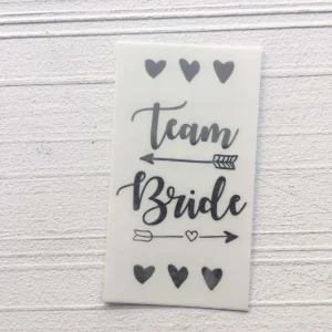 Tatuagem 5 x 9 cm Team Bride